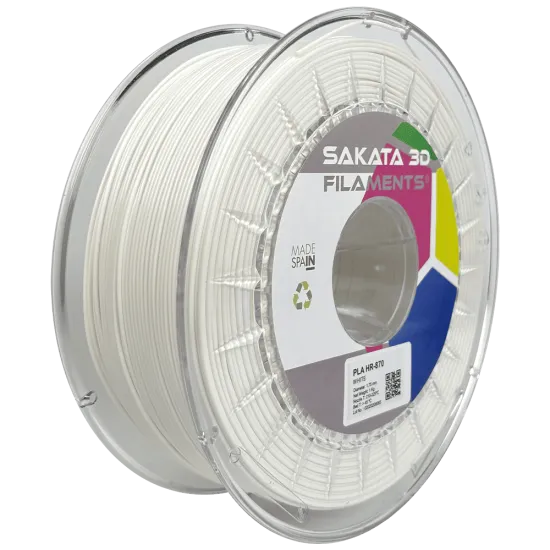 Filamento Sakata 3D PLA HR-870 Ingeo 3D870 1,75 mm — 1 kg, alta resistencia