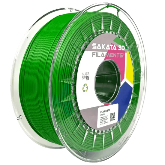 Filamento Sakata 3D PLA HR-870 Ingeo 3D870 1,75 mm — 1 kg, alta resistencia
