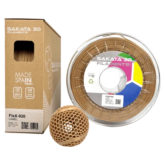 Filamento flexible Sakata 3D FleX-920 89A - 1,75 mm, 450 g o 1 kg
