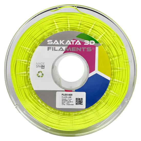 Filamento flexible Sakata 3D FleX-920 89A - 1,75 mm, 450 g o 1 kg