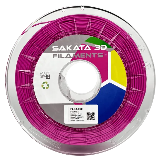 Filamento flexible Sakata 3D FleX-920 89A - 1,75 mm, 450 g o 1 kg