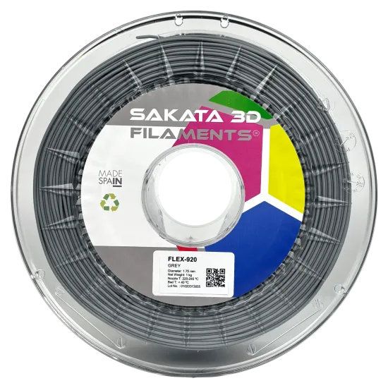 Filamento flexible Sakata 3D FleX-920 89A - 1,75 mm, 450 g o 1 kg