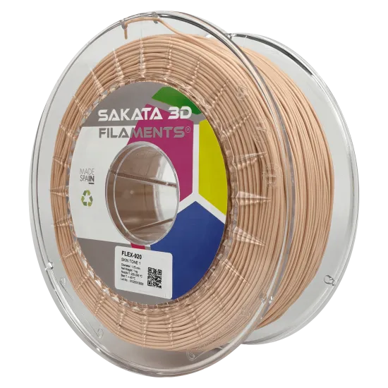 Filamento flexible Sakata 3D FleX-920 89A - 1,75 mm, 450 g o 1 kg