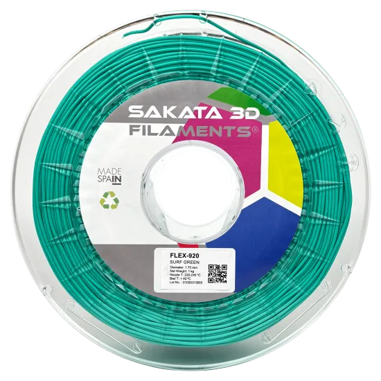 Filamento flexible Sakata 3D FleX-920 89A - 1,75 mm, 450 g o 1 kg