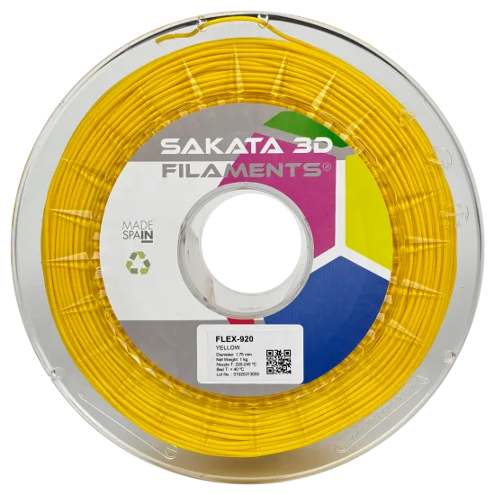 Filamento flexible Sakata 3D FleX-920 89A - 1,75 mm, 450 g o 1 kg
