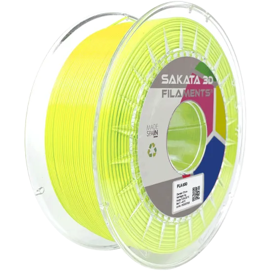 Filamento Sakata 3D PLA 850 Flúor Ingeo 3D850 — 1,75 mm, 1 kg