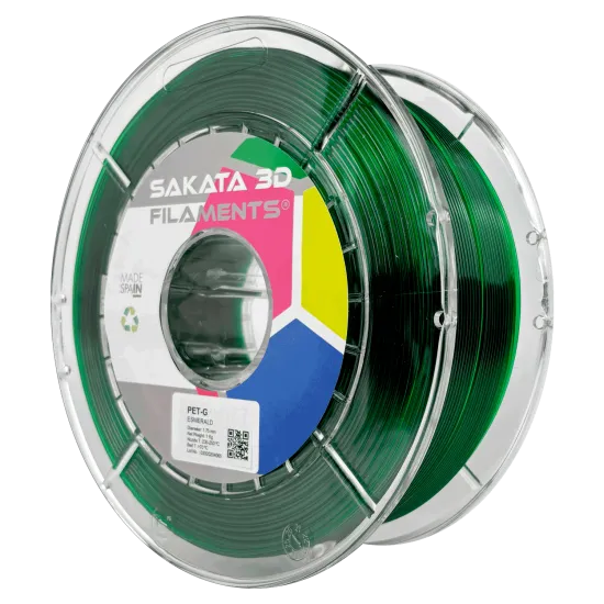 Sakata 3D PET-G filament 1.75 mm — 1 kg spool made in Spain