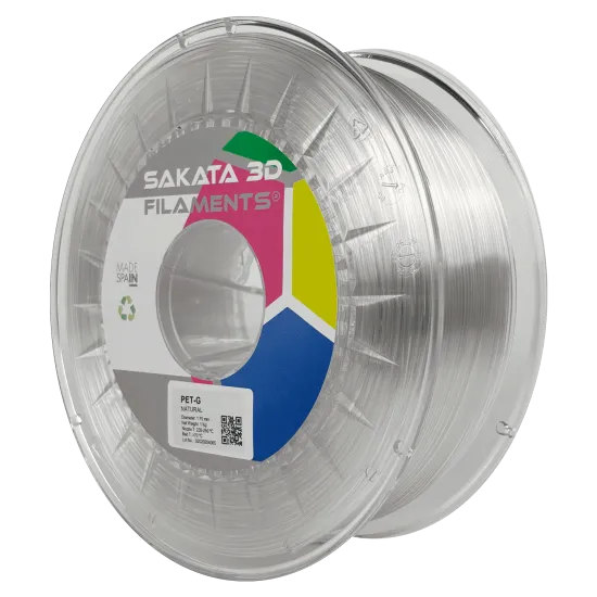 Sakata 3D PET-G filament 1.75 mm — 1 kg spool made in Spain