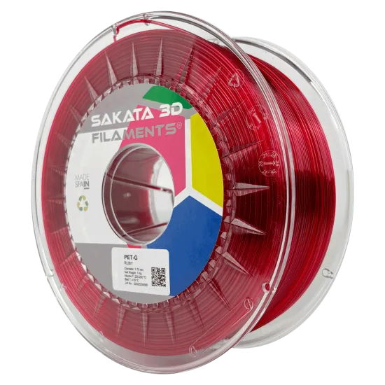 Sakata 3D PET-G filament 1.75 mm — 1 kg spool made in Spain