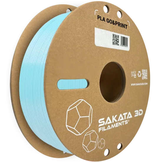 Filamento Sakata 3D PLA GO&PRINT 1,75 mm – 1 kg – Impresión fácil y alta velocidad