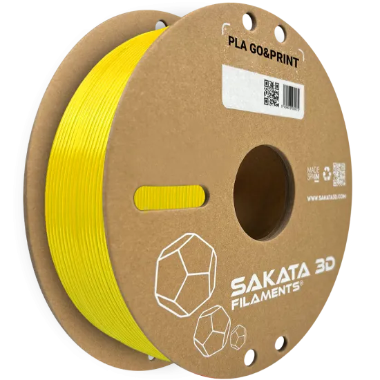 Filamento Sakata 3D PLA GO&PRINT 1,75 mm – 1 kg – Impresión fácil y alta velocidad