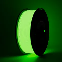 Filamento WINKLE PLA HD Glow Verde Alien fosforescente 1,75 mm – 300 g o 1 kg