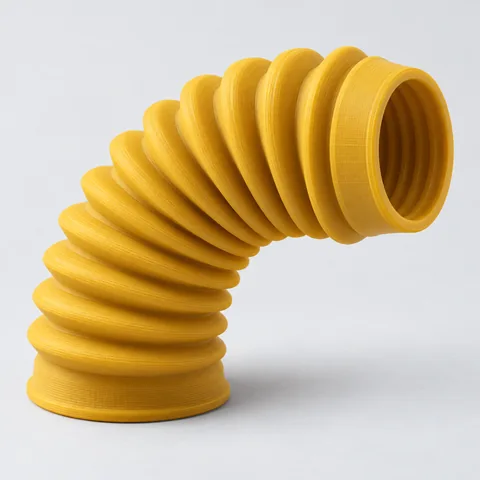 Ejemplo conceptual de un fuelle flexible impreso en TPU.